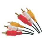 MX 3 RCA Plug / Cord (Tip Gold Plated) MX-733 G.P.