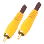 MX RCA Plug / MX RCA Plug Cord Heavy Duty Tip Gold Plated (6 MM) MX-782
