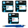 HP 925 Cyan Yellow Magenta Original Ink Cartridge (Set of 3) C/Y/M