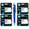 HP 925 Black Cyan Yellow Magenta Original Ink Cartridge (Set of 4) B/C/Y/M