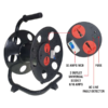 MX Empty Extension Reel With Two 6/16 Amp Universal Child Safety Sockets 32 Amp MCB Switch and Flame Retardant Body MX-3143B MCB