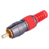 MX Component Male Connector Professional Grade (Tip Gold Plated) (Bk/Rd/Bl/Gr) with Locking Systems MX-2565