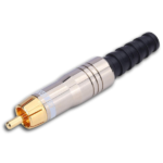 MX RCA Male Connector Full Metal (Gold Plated) With Telfon – Heavy Duty Connector MX-1986