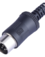 MX Copper Plated 8 Pin DIN Plug Connector MX-110 ITGLOBAL