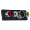 MX 3 RCA Female + 4 Pin Mini Din Female Connector MX-1536