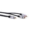 MX RCA Plug To MX 2 RCA Plug Cord (Tip Gold Plated) MX-1110