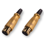 MX 3 Pin Female Connector With Pure Gold Plating MX-1017 (Pack of 2 Pcs)