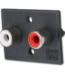 MX 2 Way RCA Female Socket Connector MX-1576