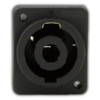 MX 4 Pin Mic & Speaker Female Connector PCB Mounting (Speakon Type) MX-2229