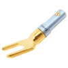 MX Binding Post Y Terminal Screw Type (Gold Plated) With Chrome Plated Metal Cap Heavy-duty Designed For 4mm Cable MX-2897A