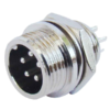 MX M12 5 Pin Male MIC Connector Plug MX-2838C