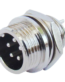 MX M12 5 Pin Male MIC Connector Plug MX-2838C ITGLOBAL