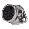 MX 5 Pin Female Din Connector Full Metal Front Mounting MX-1535