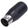 MX 5 Pin Din Male Plug To 5 Pin Din Female Plug Adaptor MX-492