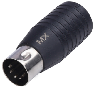 MX 5 Pin Din Male Plug To 5 Pin Din Female Plug Adaptor MX-492