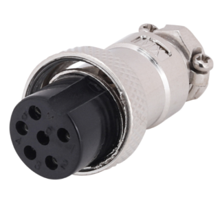 MX M-16 Mic Male Connector – 6 Pin Plug MX-401