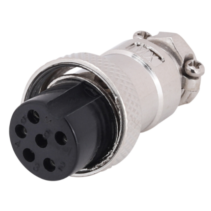 MX M-16 Mic Male Connector – 6 Pin Plug MX-401