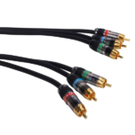 MX 3 RCA Plug To 3 RCA Plug Cord With OFC Cable Heavy Duty MX-2329