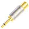 MX EP Male 3.5 MM To MX RCA Female Connector (Gold Plated) MX-2971