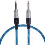 MX 6.35 MM P-38 Mono Plug To 6.35 MM P-38 Mono Plug Cord (Tip Gold Plated) (Professional Microphone Cable) MX-2574