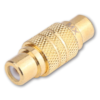 MX RCA Female To RCA Female Adaptor – Full Metal Body With Fully Gold Plated Finish And Teflon Insulation MX-2416