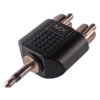 MX 3.5 MM EP Male To 2 RCA Male Connector MX-873