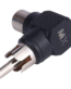 MX RCA Male To RCA Female Right Angle Socket MX-1129 ITGLOBAL