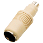 MX 6 Pin Mini Din Plug To MX 5 Pin Socket Adaptor MX-1012