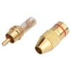 MX RCA Male Connector Full Metal (Fully Gold Plated) MX-2415 - Image 2