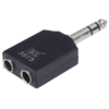 MX 6.3 MM P-38 TRS Stereo Male To 2 P-38 6.3 MM TS Mono Female Connector MX-3573 - Image 2