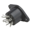 MX 8 Pin Din Connector Plastic With Earthing Contact MX-363 - Image 2