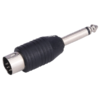 MX 6.35 MM P-38 Mono Male Plug To 5 Pin Din Male Plug Connector MX-715 - Image 2