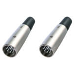 MX XLR 4 Pin Mic Extension Female Socket Connector Fancy Type MX-2148 (Pack Of 2) ITGLOBAL