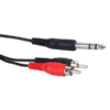 MX 6.35 MM P-38 Stereo Plug To 2 RCA Plug Cord MX-631 - Image 3