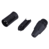 MX XLR 3 PIN Mic Male Connector Black Coating MX-3025 - Image 3
