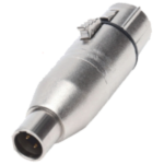 MX 3 PIN Mini XLR Male To 3 Pin Mic Female XLR Connector MX-4168