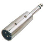 MX XLR 3 Pin Mic Male Extension Socket To P-38 Mono Male Connector MX-1018