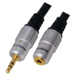MX EP Stereo Plug 3.5 MM To MX EP Stereo Socket 3.5 MM Cord Gold Plated MX-2385