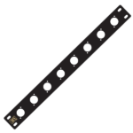 MX Studio Plate 1x 8 Way Size 486 X 50 MM – Pro Audio Stage Plate MX-3151A