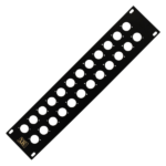 MX Studio Plate 2 X 12 Way – Size 600 X 100 MM Durable and High-Quality Audio Connector Panel MX-3152
