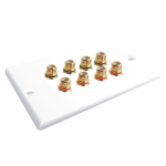 MX 8 Way RCA Female – Face Plate ( 114 X 70 MM ) MX-3295