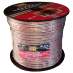 MX High Performance Transparent Speaker Cable 1.5 SQ MM 100 Mtr MX-4014