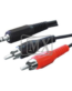 MX EP Stereo Plug 3.5 MM To MX 2 RCA Plug Cord MX-560 ITGLOBAL