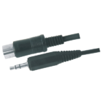 MX EP Stereo Plug 3.5 MM To MX 5 Pin Din Plug Cord 1.5 Meters MX-604