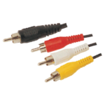 MX RCA Plug To MX 3 RCA Plug Cord MX-712