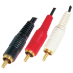 MX RCA Plug / MX 2 RCA Plug Cord Gold Plated Heavy Duty MX-780