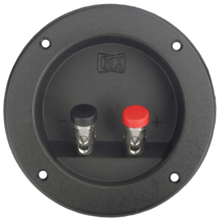 MX 2 Way Binding Post Speaker Terminal Round Quick Connect Full Metal (105x72MM) MX-1304