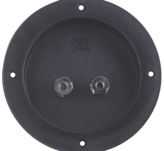 MX 2 Way Army Type Binding Post Speaker Terminal Round With Metal Connector Round (114mm x 84mm) MX-827