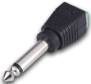 MX 6.35 MM P-38 Mono Male Plug Terminal Type With Screw MX-3557