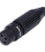 MX 3 Pin Female Connector XLR Black Coating MX-3438